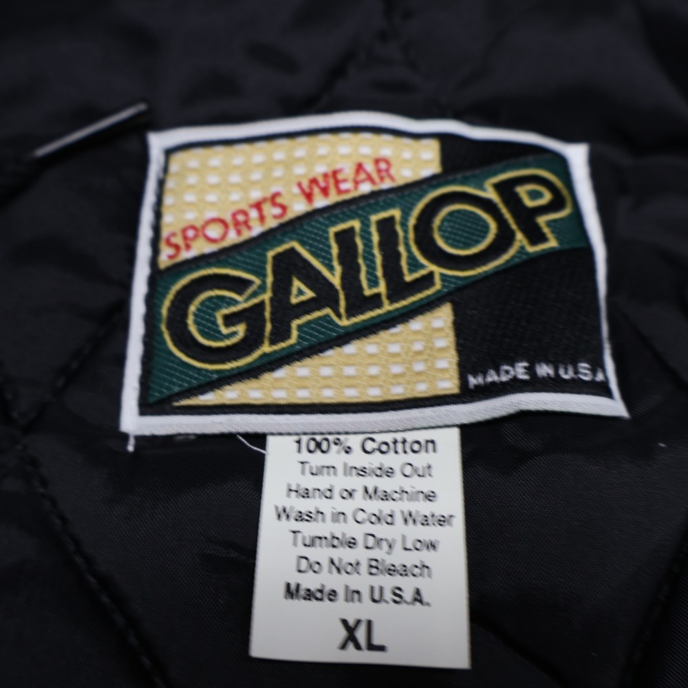 Grambling State Tigers Jacket Mens XL Gallop Black Bomber USA Made VTG Rare USA - Picture 7 of 15